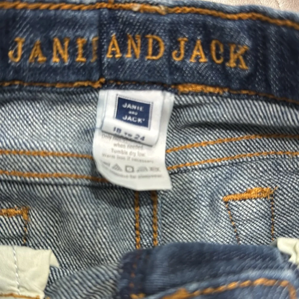 Janie and Jack Kids classic Denim Jeans - Blue size 18-24 months